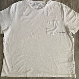 All saints white short sleeve XXL